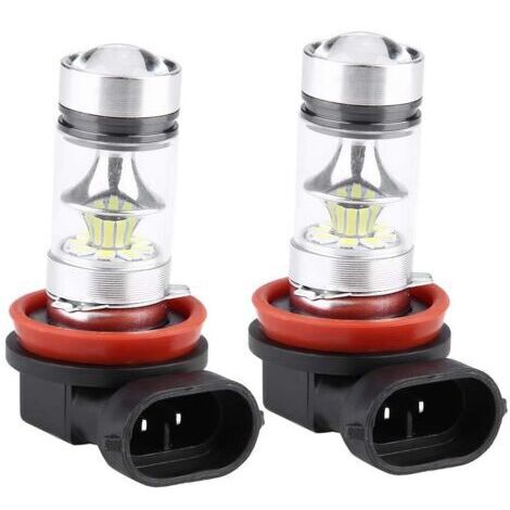 pour lupas h11 pour ampoule h11 led antibrouillard 2 PCS H8 H9 H11 6000 K LED Ampoule Super Blanc 100 W Source Haute Puissance LED Ampoules Phares Kit Feux De Brouillard Voiture De Condu