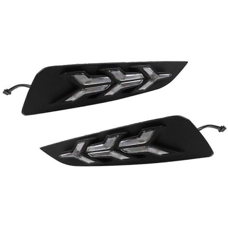 Pour MG6 MG 6 17-19 Feu antibrouillard LED Clignotant, Jaune+Blanc+Bleu--