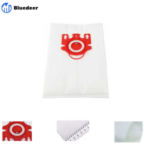 KMOND Pour Miele 9917710 HyClean 3D Efficiency FJM sacs aspirateur, pour aspirateurs avec sac Miele, boîte avec 4 sacs H748