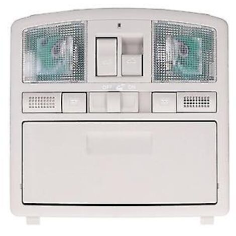 Pour modèles 2009-2013, 6 portes, avec interrupteur de toit ouvrant, console de pavillon grise avec éclairage intégré, GS4C-69-970D-75