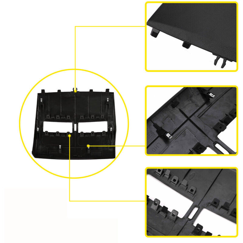 Trimec - Pour Nissan 2007-2012 Versa Garniture de ventilation centrale supérieure du tableau de bord avant