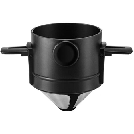 Pour Over Kaffeemaschine 1–2 Tassen, Wiederverwendbarer Kaffeefilterkegel Aus Edelstahl WWLAI TRADING SARL