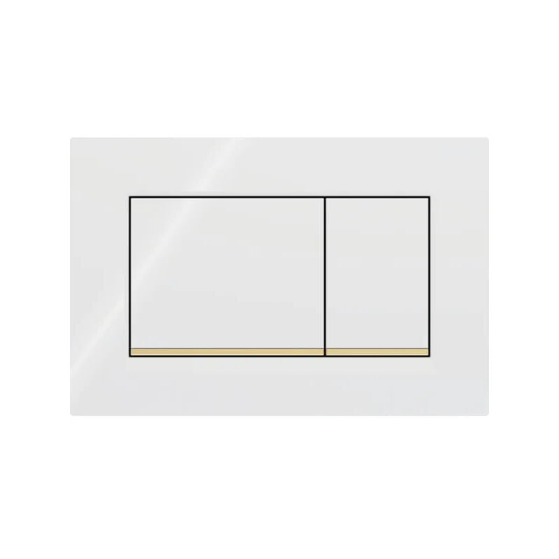 Pour panneau de commande Geberit Sigma30 3/6L - blanc/or 115.883.KK.1