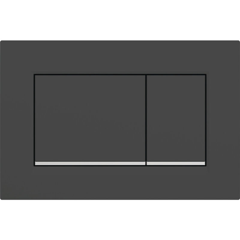 Pour panneau de commande Geberit Sigma30 3/6L - noir/chrome 115.883.KK.1