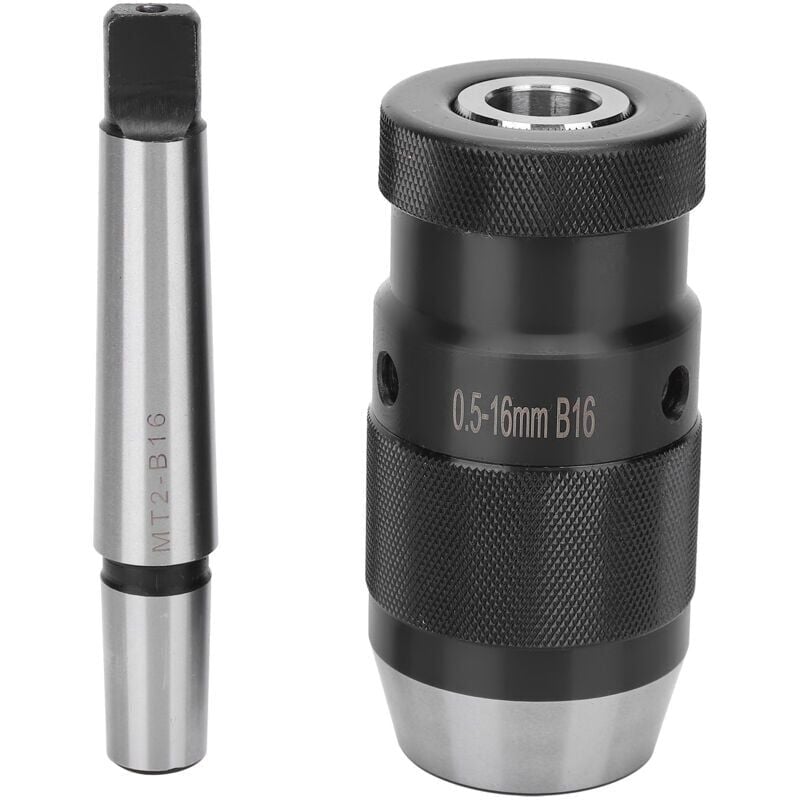 SNQ - Pour perceuse à colonne MT2-B16 mandrin sans clé 0.5-16mm dispositif de serrage rapide conique morse adapté à la perceuse à colonne, fraiseuse,