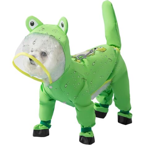 pour Petits Chiens Vtement Pluie Capuche pour Chiens Poncho