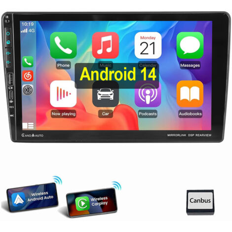 Pour Peugeot 407 2004-2011 Autoradio Android 14 GPS BT WIFI USB Type-C 2+32G