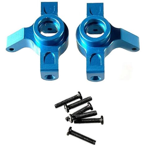 Pour pièces détachées de voiture RC 1/14 (références 14301 et 14302) : coupelle de direction bleue