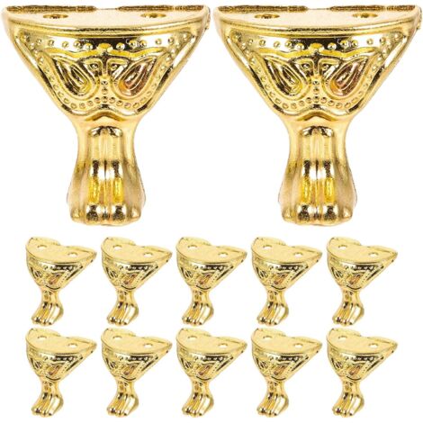 pour pieds de bo tes bijoux 12 pi ces alliage de zinc pais