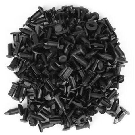 pour plastic rivets Poussez l'ensemble de retenue, le pare-chocs en plastique 100pcs de rivets d'aile de voiture agrafe le pare-chocs d'attache
