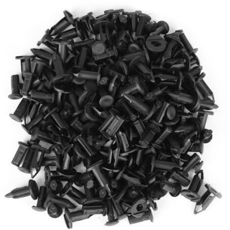 pour plastic rivets Poussez l'ensemble de retenue, le pare-chocs en plastique 100pcs de rivets d'aile de voiture agrafe le pare-chocs d'attache
