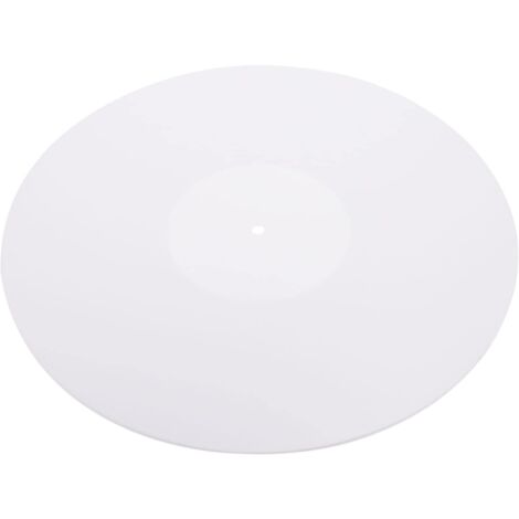 Pour Platine Vinyle Blanc Acrylique Tapis Pour Lecteur Audio