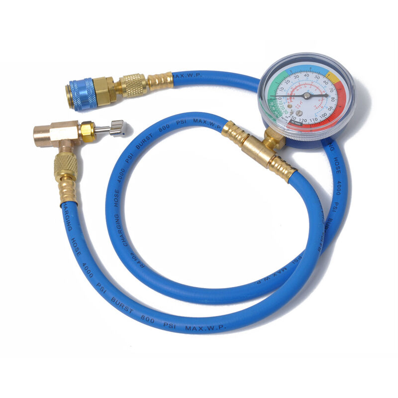 Pour recharge de clim auto r134 Le tuyau de mesure de recharge R134A peut prendre le tuyau de charge de réfrigérant de la jauge pour tuyau recharge