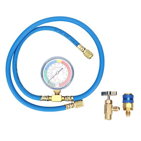 pour recharge de clim auto r134 Le tuyau de mesure de recharge R134A peut prendre le tuyau de charge de réfrigérant de la jauge pour tuyau recharge Tuyau de recharge
