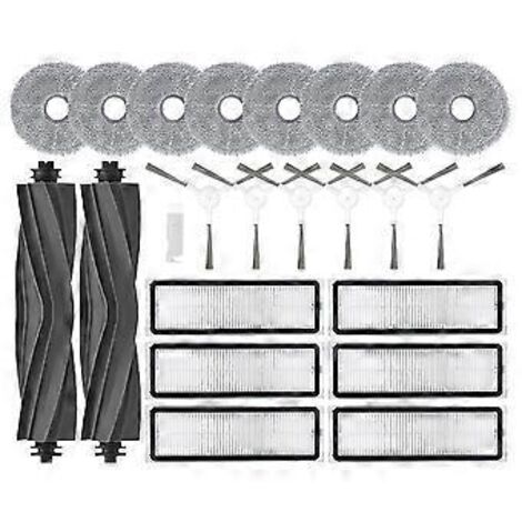 Pour robot ménager L10 Prime / L10s Pro / L10 Pro : brosse latérale principale, filtre HEPA, chiffon de nettoyage, pièce de rechange