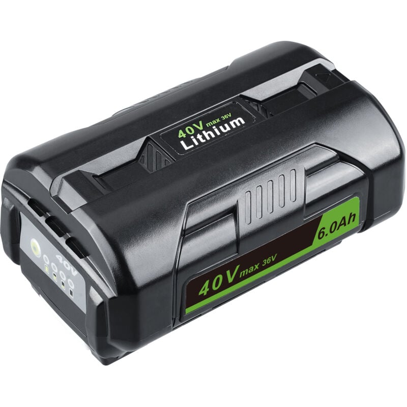 Batterie lithium-ion 6.0 Ah 40 v OP4040 de remplacement pour Ryobi 40 v compatible avec les batteries Ryobi OP4050A OP40201 OP4026 OP40261 OP4030