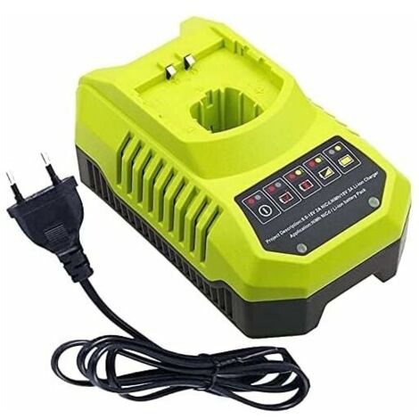 Pour Ryobi P117 P118 P118 Chargeur pour Ryobi one 9.6 V-18V Lithium Ion NiMH Batterie P100 P102 P103 P104 P105 P107 P108 P109 18 Volt One + Batterie