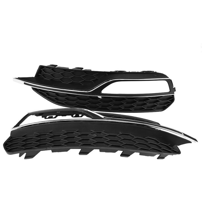 Jeffergarden - Pour S3 Style pare-chocs avant antibrouillard Grilles noir brillant pour Audi A3 s Line 8V 2013-2016