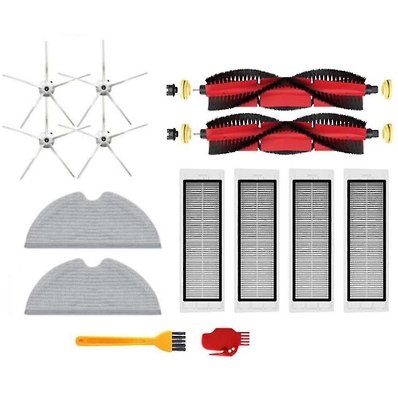Fei Yu - Pour S5 S6 Max Pure E4 E5 T6 T4 Filtre Hepa Accessoires Aspirateur Brosse Latérale Principale Chiffon De Vadrouille Spa