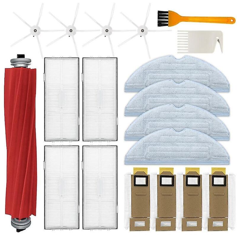 Pour S7/s70/s75/s7 Max/s7 Maxv/t7s/t7s Plus Pièces de rechange Accessoires Brosse latérale principale Filtre Hepa Balai