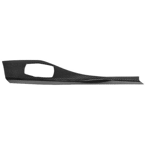Pour - Série 1 F20 2012-2018 Série 2 F22 F23 Panneau de commande multimédia central en fibre de carbone F--