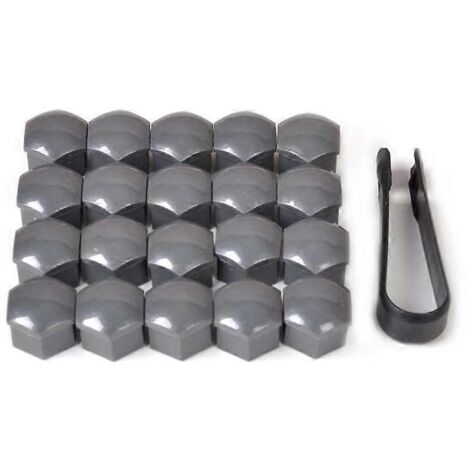 Pour Tesla Model 3, S, X : kit de capuchons de roue centrale, caches de moyeu et vis de fixation.
