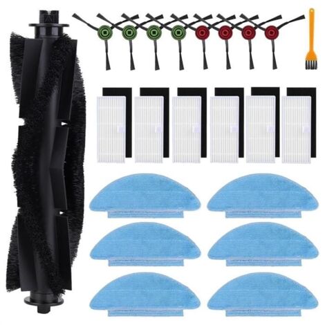 Pour Tikom L9000, Lubluelu SL60D, Laresar L6 Nex Robot Aspirateur Brosse Latérale Principale Filtre Hepa ACCESSOIRE D’ASPIRATION