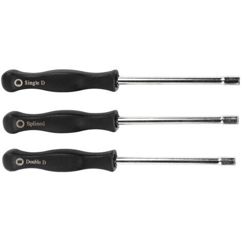 pour tournevis pacman Outil de réglage de carburateur 3 tournevis de réglage de carburateur Jeu d'outils de service de réglage de carburateur Outil de réglage de carburateur de type Double D c
