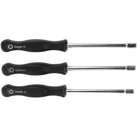 pour tournevis pacman Outil de réglage de carburateur 3 tournevis de réglage de carburateur Jeu d'outils de service de réglage de carburateur Outil de réglage de carburateur de type Double D c