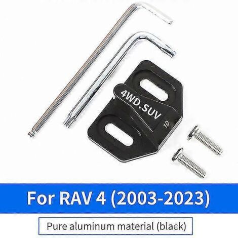 Pour Toyota Prado 150, Rav4, Land Cruiser, FJ, Lexus GX, antivol de hayon, antichoc et antibruit - Accessoires de protection pour verrou de porte C - Noir