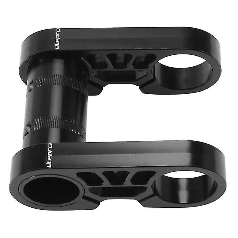 Pour vélo pliant, double potence, guidon allongé de 31,8 mm, potence réglable en aluminium, noir
