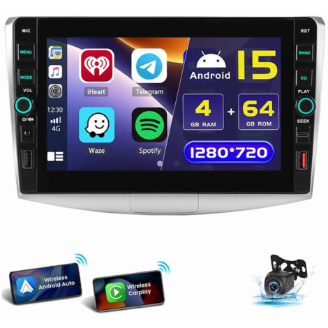 Pour VW Passat B7 2010-2015 10.1" Autoradio Apply CarPlay Android 15 USB Tyoe-C GPS Bluetooth 2+32G CAM