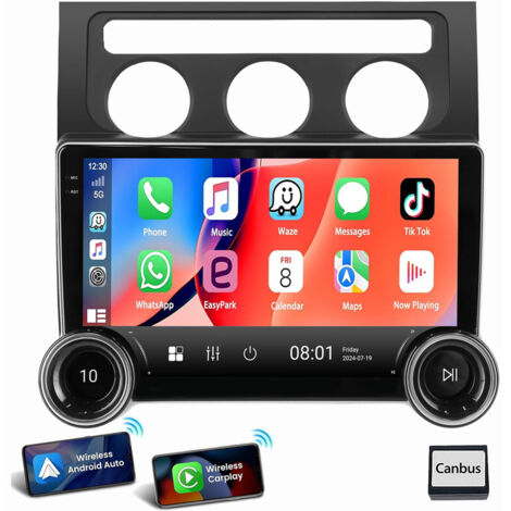 Pour VW Touran 1T1 1T2 1T3 2003-2010 Android 15 Autoradio GPS WiFi Carplay 4+64G