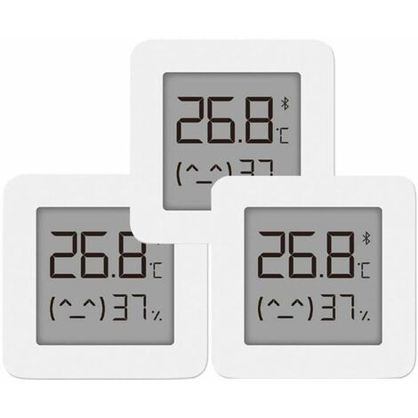Pour Xiao mi mi hygromètre thermomètre numérique thermomètre Bluetooth professionnel maison humidité intérieure et température mètre pour la mesure de la pièce, 3 pièces