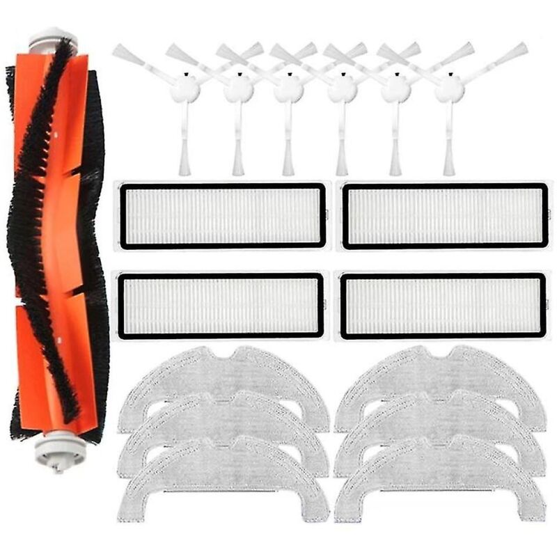 Pour Xiaomi Dreame Bot D10 Plus Rls3d Brosse latérale principale Filtre Chiffon de nettoyage