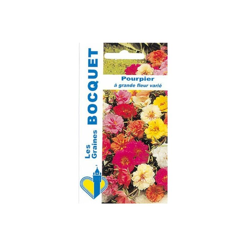 Graines Bocquet - Pourpier fleuri à fleur double varié - 0,7g