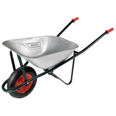 Poussette avec roue pneumatique, bac zingué Smai