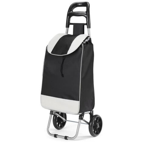 Poussette de marché 2 roues 38l noir - Kitchen Chef - EASYPOUSS FREE