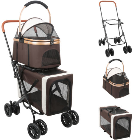Sac De Transport / étui Chariot Détachable Pour Chat (ou Petit Chien) - Respirant - Taille M/L - Neuf