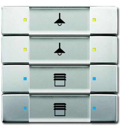 Poussoir 4 Touches Multifonctions Acier Inox 2CKA006117A0239 ABB 587292