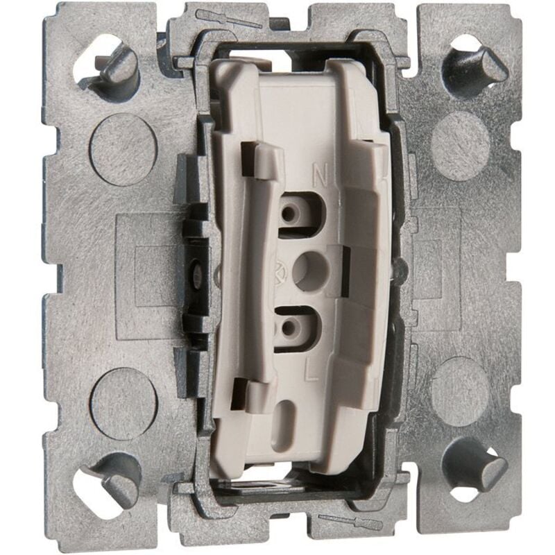 Legrand - 067034 poussoir céliane, contact no bornes libre de potentiel, 6A