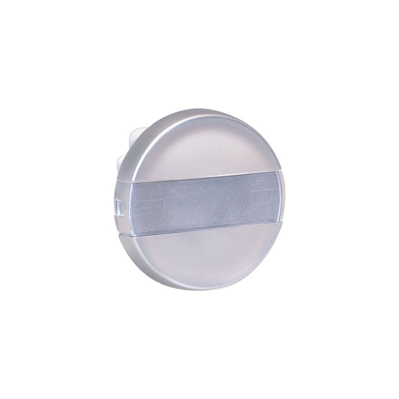 Bouton poussoir à fermeture avec porte-étiquette 10A - comete Couleur Silver