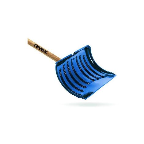 Poussoir à neige avec manche bois - polypropylène - 52.5 cm - REVEX