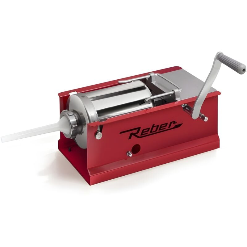 Machine à Saucisson Manuelle Reber 3 Litres 2 Vitesses Inox pour Charcuterie