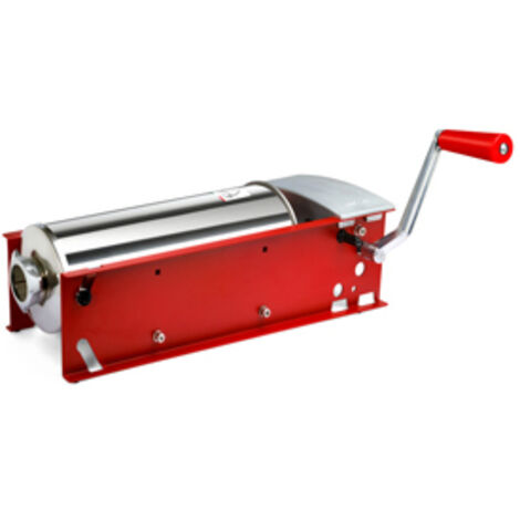 Poussoir A Saucisse Star 8 Horizontal 7 L Cylindre Inox, Double Vitesse Et Livré Avec 4 Entonnoirs (ø 10, 20, 30, 40 Mm) - Autre