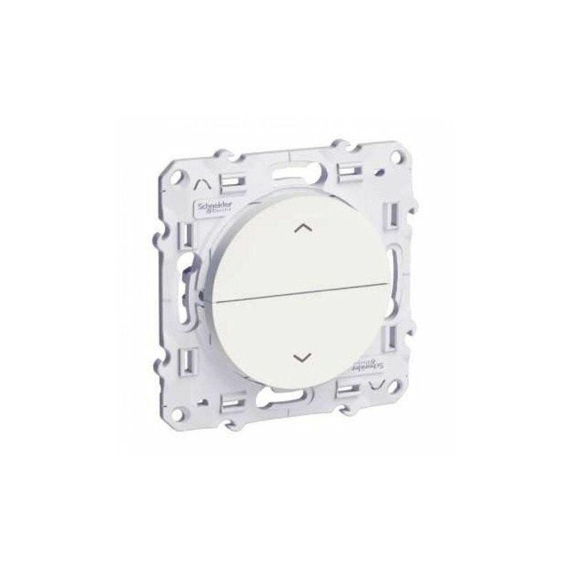 Schneider Electric - Bouton poussoir odace blanc à 2 boutons montée/descente pour volet - schneider - S526207