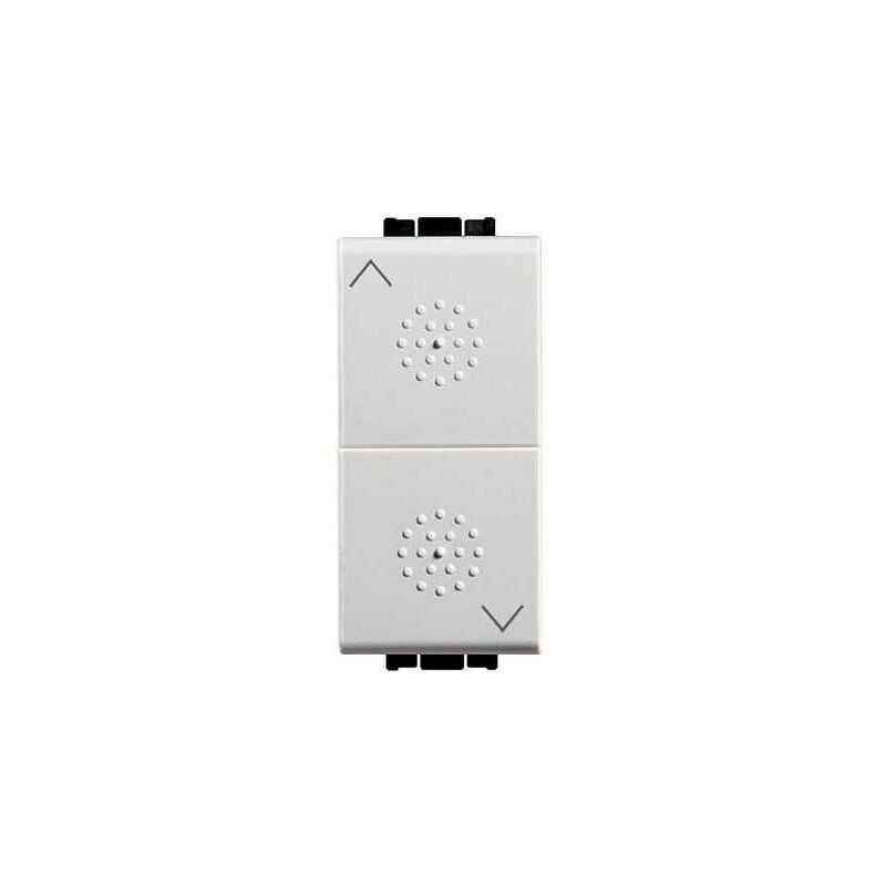 Bticino - N4037 Bouton Double Verrouillage 10A Blanc Livinglight