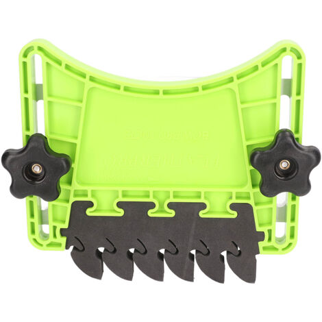 Poussoir de sécurité pour scie sur table avec featherboard et guide pour tables de défonceuse et scies à ruban, vert