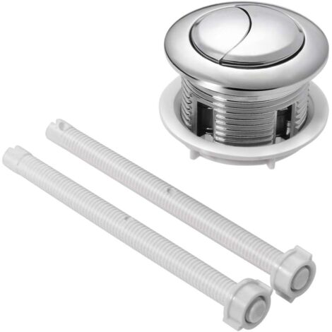 Poussoir Double Chasse D Eau Bouton 114Mm Double Chasse D Eau Remplacement Bouton Réservoir D Eau De Réparation Push Bouton avec Fil Diamètre