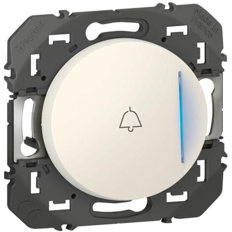 Poussoir lumineux avec marquage cadenas à équiper d'un voyant dooxie blanc LEGRAND 600015